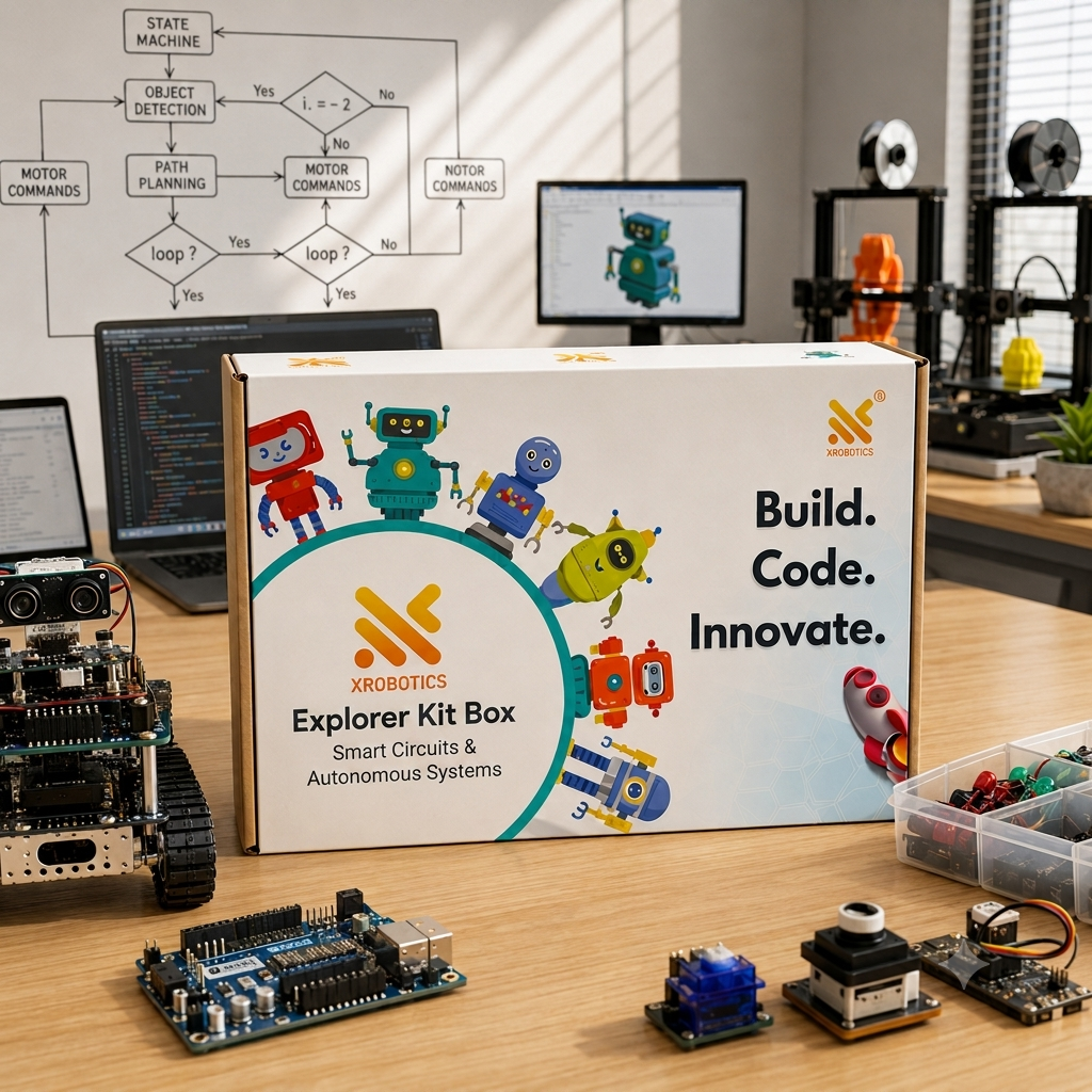 Class 4 Explorer Kit: Smart Circuits & Autonomous Systems