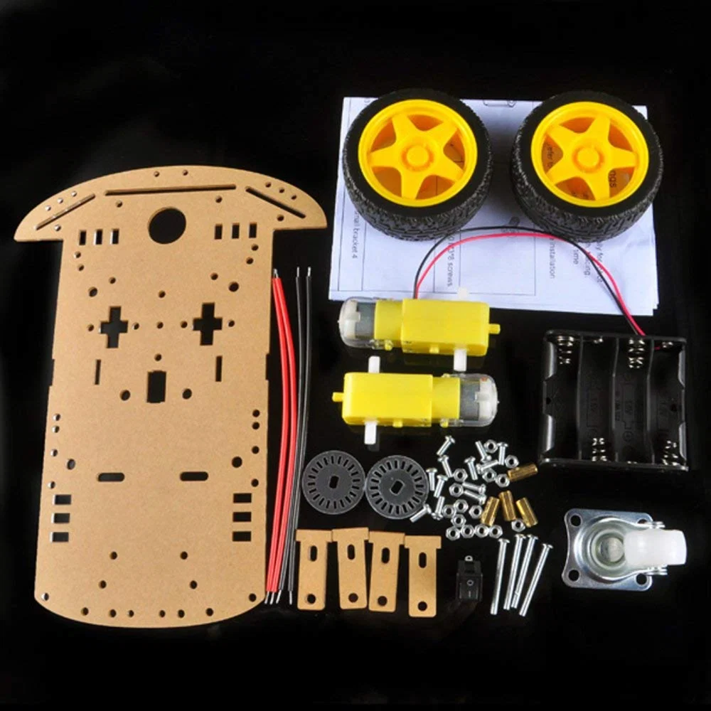 2WD Smart Robot Car Chassis Kit with 200 RPM BO Motors