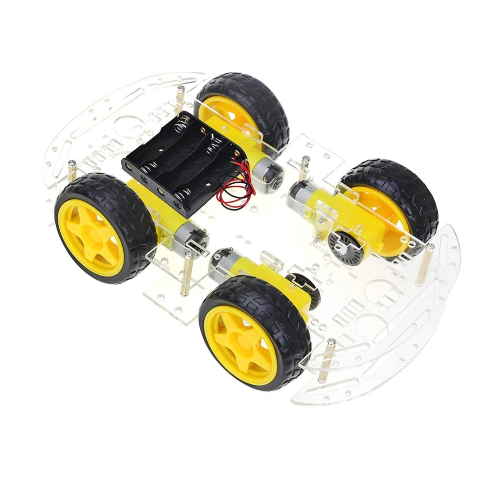 4WD Smart Robot Car Chassis Kit with 200 RPM BO Motors