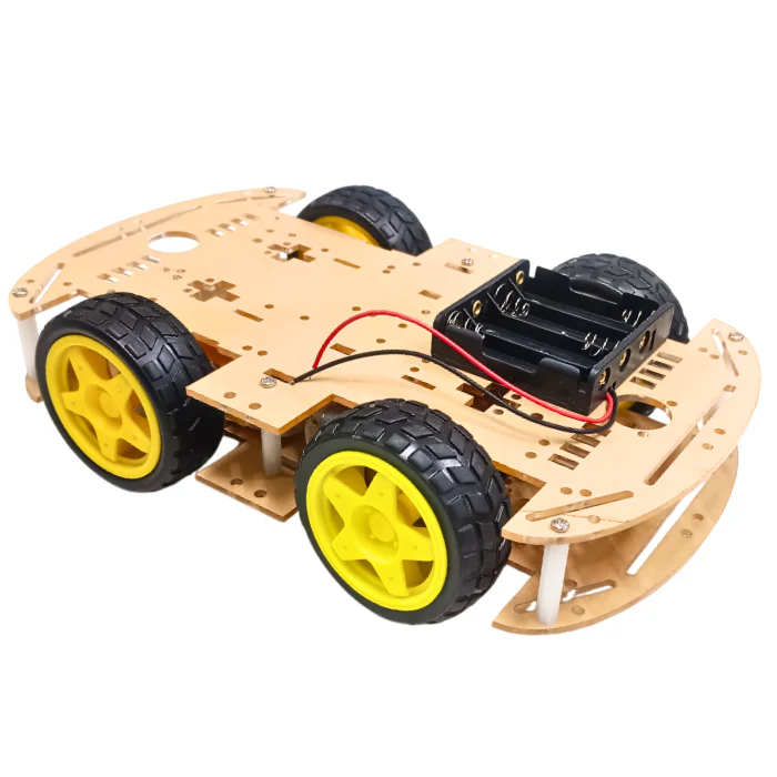 4WD Smart Robot Car Chassis Kit with 200 RPM BO Motors