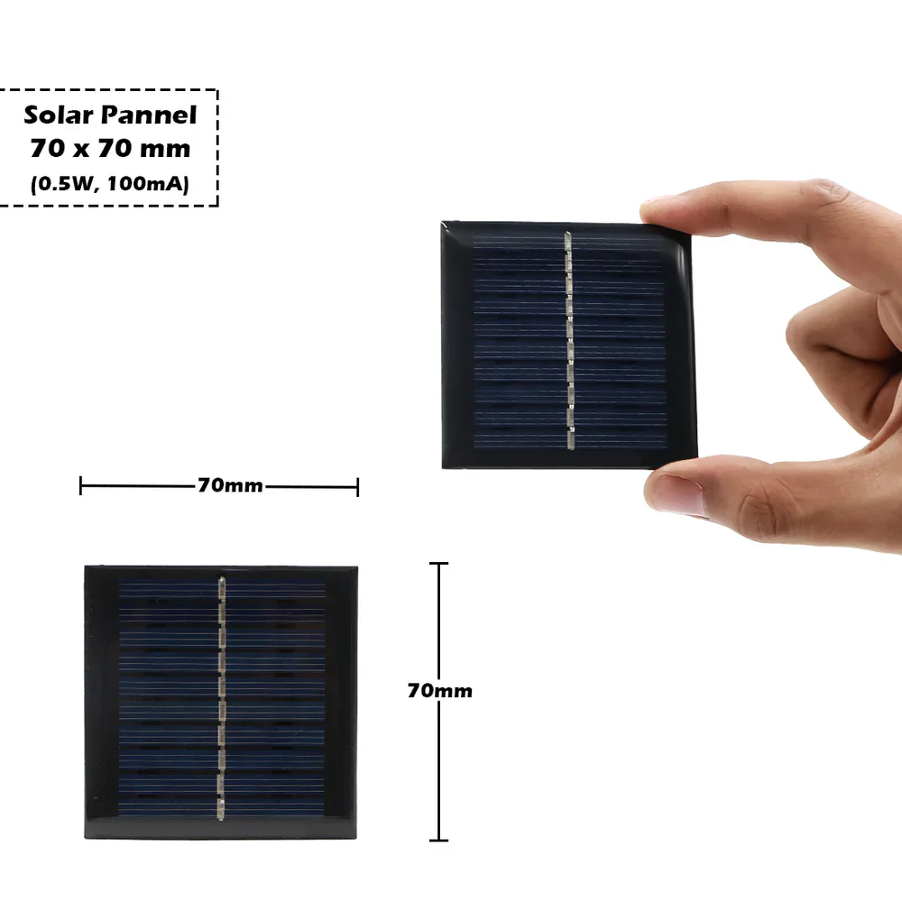 5V 1W Mini Solar Panel (Renewable Energy Module) - Image 2