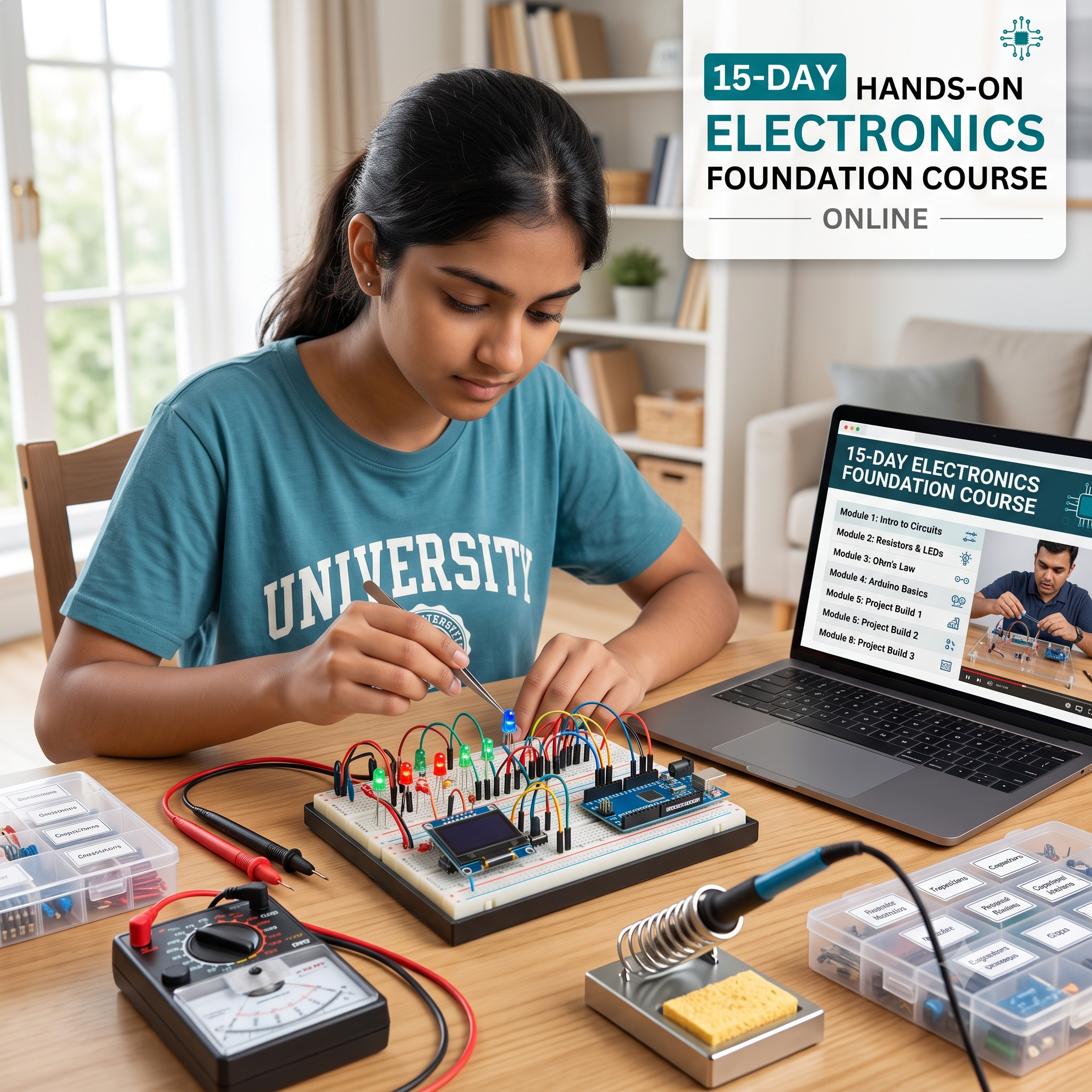 15-Day Hands-On Electronics Foundation Course – Online Batch - Image 2