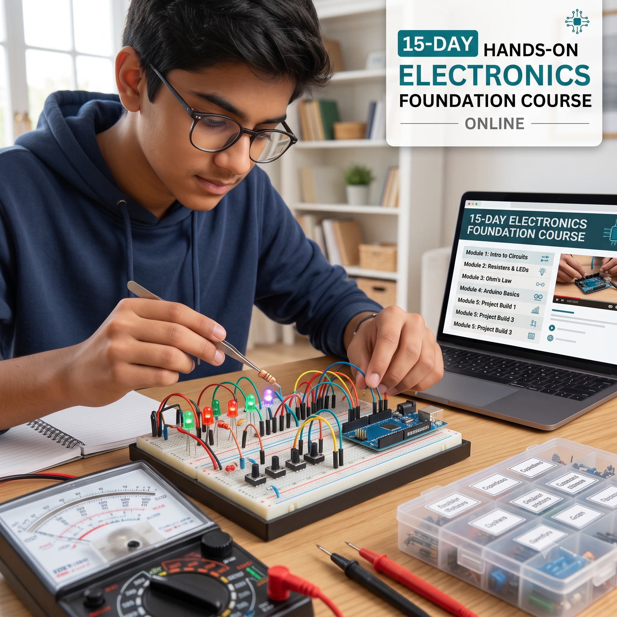 15-Day Hands-On Electronics Foundation Course – Online Batch - Image 3