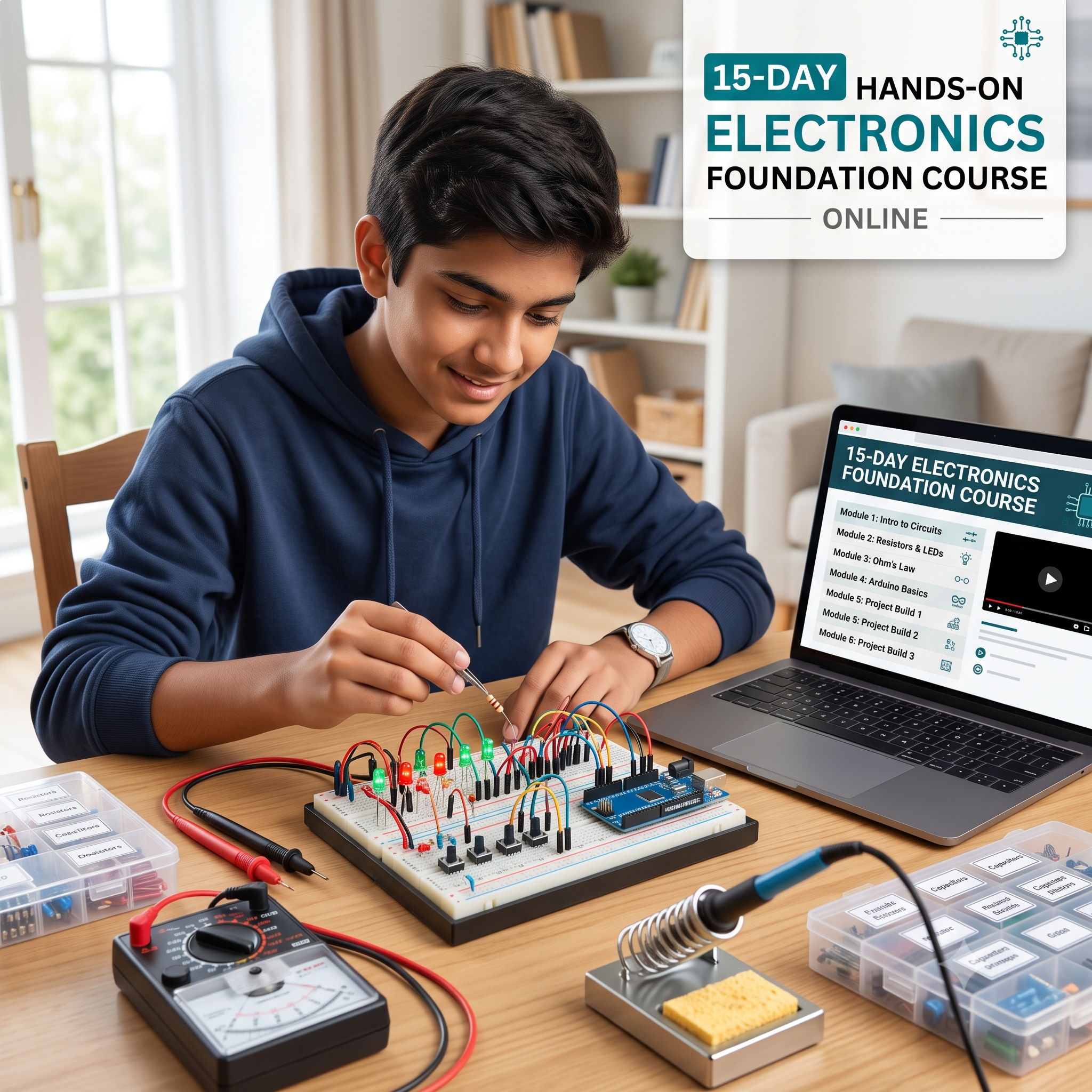 15-Day Hands-On Electronics Foundation Course – Online Batch - Image 4